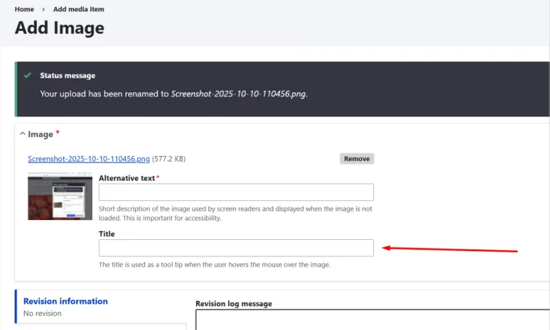 Simplify Your Drupal Media Workflow: The Image Alt to Title in Media Image Module