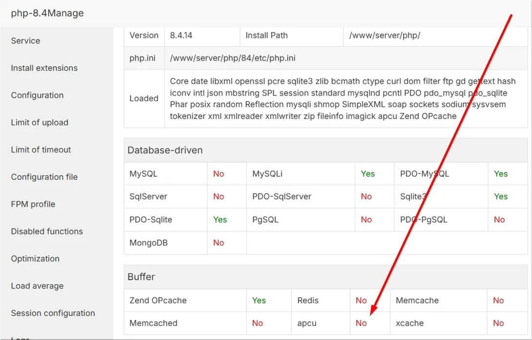 Manually Install APCu for PHP 8.4 in aaPanel (Ubuntu 22.04)